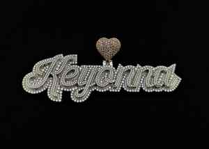 Colgante de Lujo Hip Hop Personalizado con Moissanita VVS, Chapado en Oro de 18K, con Letra Inicial y Dije de Estrella, Plata 925, Certificado GCI IDGL - Product Image 4