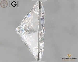 เพชรทรงปรินเซสคัท สี E ความสะอาด VVS1 รับรองโดย IGI น้ำหนัก 1.00 กะรัต เพชร CVD ผลิตในห้องปฏิบัติการ สำหรับแหวนแต่งงานสุดพิเศษ - Product Image 3