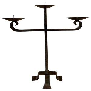 Candelabro de hierro forjado a mano con acabado en polvo para iluminación, decoración de pasillo, decoración de dormitorio, ideal para regalo. - Product Image 4