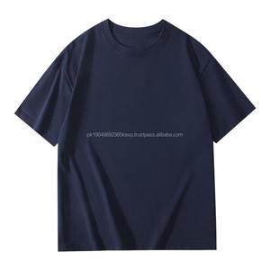 OEM Custom Logo Embroidery 200g Combed Cotton Straight Shoulder Summer Short-Sleeved <b>T</b>-<b>Shirt</b> with Solid Pattern Design - Product Image 2