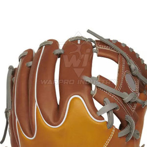Professional <b>Baseball</b> Fielding Gloves Durable Leather Softball Training Glove Lightweight Infield Outfield Strong Grip - Product Image 6