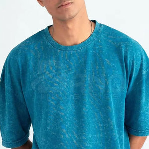 T-shirt Premium Fit délavé à l'acide 100% Coton Respirant Service OEM Utilisation estivale - Product Image 5