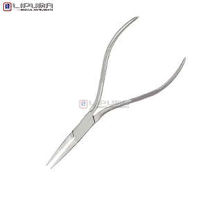 Pince à bec plat de haute qualité en acier inoxydable, instruments chirurgicaux orthopédiques pour la pliage des os, le renforcement et la manipulation des fils - Product Image 6