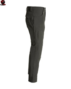 Pantalon de chasse softshell unisexe pour l'extérieur, polyester imprimé, résistant à l'eau, extensible, tactique, randonnée, trekking, travail, pêche, multi-usages - Product Image 2