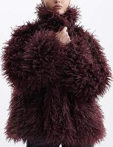 Abrigo de Piel de Zorro Hecho a Mano en Europa para Mujer, Chaqueta Larga de Invierno con Mangas Largas, Chaqueta Gruesa de Lujo Natural - Product Image 5