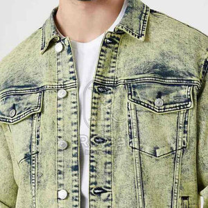 Veste d'hiver côtelée en jean coupe-vent pour homme, tendance et très vendue, en coton - Product Image 5