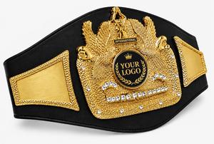 Cinturones de Campeonato Personalizados de Cuero Fundido a Presión, Transpirables, para Lucha Libre, Karate, MMA, Boxeo - Logotipo Personalizado, Venta al Por Mayor, Premium - Product Image 2