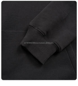 Logotipo bordado personalizado 400gsm algodón Vintage sudaderas con capucha para hombres No String Hoodie Fleece Terry Streetwear diseñador invierno - Product Image 6