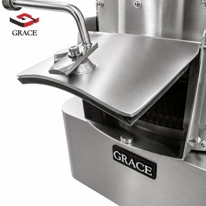 GRACE Equipo de Cocina Comercial, Peladora de <span class=keywords><strong>Papas</strong></span> Industrial Móvil con Tapa y Descarga Lateral para Catering - Product Image 5