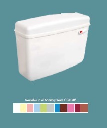 Cisterna de Inodoro Moderna de Plástico Irrompible, Pura, Virgen, Libre de Gérmenes, con Botón de Descarga Alta, Fácil Instalación, Capacidad de 10 Litros, Doble Descarga - Product Image 4