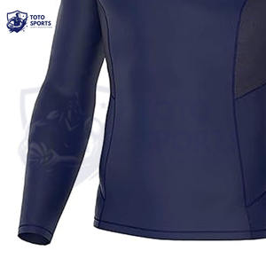 ชุดแรชการ์ดผู้ชาย แขนยาว ทรงสลิมฟิต น้ำหนักเบา ระบายอากาศได้ดี ใส่สบาย แฟชั่นทันสมัย พร้อมโลโก้สั่งทำได้ จากผู้ผลิตที่ดีที่สุด - Product Image 2