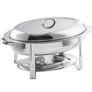 Elegante plato para calentar alimentos de metal, de moda, que hace que la hospitalidad parezca sin esfuerzo. Diseño robusto que garantiza seguridad y belleza. - Product Image 6