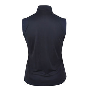 Blusa de moda con cremallera, ropa informal, fabricante de prendas de vestir de marca privada, camisa sin mangas con cremallera frontal para mujer - Product Image 2