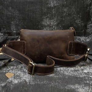 Sac banane en cuir de qualité supérieure, design élégant, fabrication optimale, nouveau design, prix raisonnables pour les sacs banane en cuir avec logo personnalisé. - Product Image 1