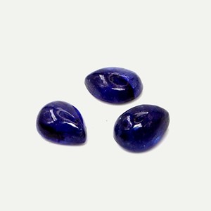 Pera de Zafiro Azul Natural de Bangkok Calibrada de 6x8mm, Gema de Zafiro Azul Natural Suelta - Product Image 1
