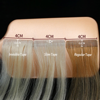 Extensions de cheveux humains 100% Remy double drawn, longues, à bandes invisibles injectées, texture Deep Wave, fournisseur d'usine