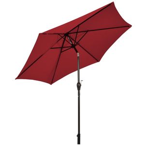 Parasol de terrasse extérieur de 3 mètres avec réglage d'inclinaison et manivelle pour votre espace de terrasse - Product Image 4