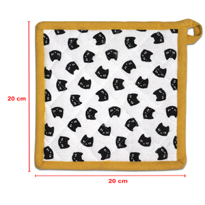 Vente en gros de protège-plat en coton 100% imprimé, écologiques, lavables au lave-vaisselle, avec logo personnalisé, fabricant en Inde. - Product Image 5