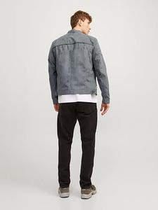 Chaqueta de Motociclista Trex Export para Hombre, de Cuero Genuino, Invierno, Estilo Urbano, Cuello Alto, Cierre de un Botón, Color Sólido, Corte Ajustado - Product Image 6