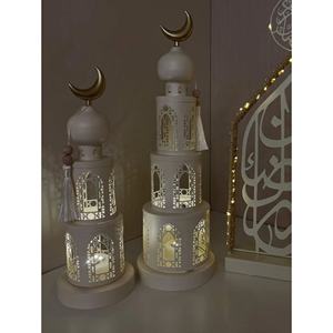 Faroles Marroquíes Modernos de Hierro para Velas, Decoración Festiva para el Ramadán 2026, Duraderos, Multifuncionales, Hechos a Mano, Decoración para el Hogar para el Eid - Product Image 6