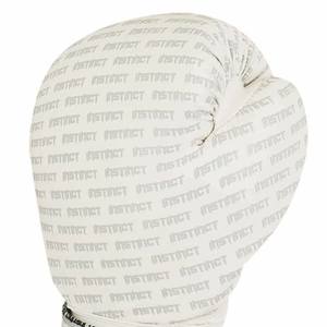 ถุงมือชกมวยหนังแท้สีขาวคุณภาพสูงแบบเต็มนิ้ว สั่งทำโลโก้ได้ พร้อมสายรัดข้อมือแบบพิเศษ กันน้ำ - Product Image 3