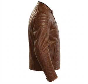 Professional Motorcycle <b>Racing</b> <b>Jacket</b> Leather Biker Gear with Protective Padding for Road and Track - Product Image 3