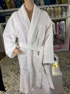 Peignoir de bain chaud pour spa, unisexe, en polaire, 100% coton éponge - Product Image 3
