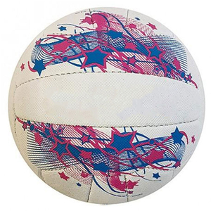 Ballon de netball Trainer Netball 2026 premium, surface en caoutchouc pour toutes surfaces, pour une adhérence optimale, ballon de match officiel, en vente - Product Image 1