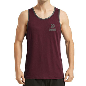 Débardeur décontracté en tricot respirant pour homme, 100 % coton, grandes tailles, vêtement d'été, séchage rapide, écologique, vente directe d'usine, Pakistan - Product Image 1
