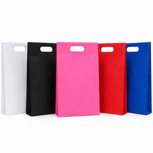 Bolsa de Compras Ecológica Rosa Premium, Tipo D-Cut, Resistente, para Tiendas y Boutiques - Product Image 3