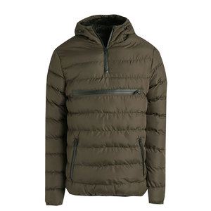 Blouson matelassé chauffant unisexe style urbain, coupe-vent chaud en polyester avec capuche, patchwork, idéal pour l'extérieur – Nouvelle collection très demandée - Product Image 3