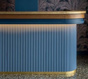Diseño de barra de bar personalizada Blue Aura, barra de bar resistente para uso doméstico y en fiestas - Product Image 6
