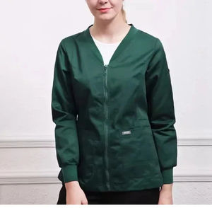 Blouse d'hiver chirurgicale en sergé de polyester à manches longues et épaisses pour infirmière et médecin, tenue de travail pour salle d'opération, vêtement de protection pour le lavage des mains - Product Image 2