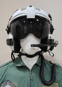 Nouveau casque intégral blanc en polycarbonate avec visière transparente, design de sécurité aéronautique, taille L JT007, version améliorée en fibre d'aramide et carbone - Product Image 2