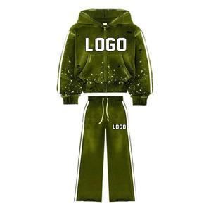 Wholesale Custom Logo Women Tracksuit Set Soft Cotton Blend Matching Set Low MOQ Private Label Export - Product Image 4