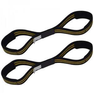 Sangle de musculation unisexe Misha Sports & Fitness, sangle en forme de 8, haute élasticité, fermeture à pression, sangle en forme de 8 personnalisable, musculation - Product Image 2