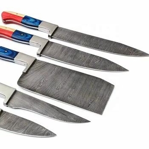 Ensemble de couteaux de chef en acier Damas 5 pièces, haute qualité, couverts de cuisine complets pour la cuisine - Product Image 4