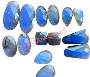 Cabochon de Labradorite bleue de haute qualité lisse jolis bijoux en pierre naturelle en vrac prix compétitif fait à la main - Product Image 1
