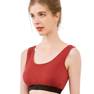 Soutien-gorge de sport en soie de mûrier 2026, très populaire, à maintien élevé, sans coutures, confortable, respirant et doux pour femme - Product Image 5