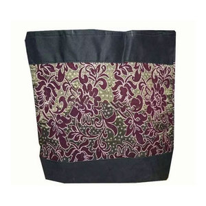 Sac fourre-tout en toile de coton réutilisable et écologique pour femme, tissé à la main, grande capacité, idéal pour la plage et le shopping, vente en gros - Product Image 5