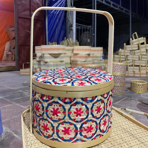 Cesta de Regalo de Bambú de Fábrica Vietnamita, Caja de Embalaje de Regalo de Madera Natural, Fabricante Ecológico al por Mayor para Exportación - Product Image 1