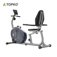 Vélo de fitness d'intérieur TOPKO en acier de haute qualité pour studio de fitness et entraînement aérobie