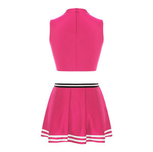 Nouvelle Arrivée Prix Usine Fabriqué au Pakistan Uniforme de Cheerleading pour Femmes Réversible Dernier Style Ensembles Sans Manches Personnalisables En Promotion - Product Image 5