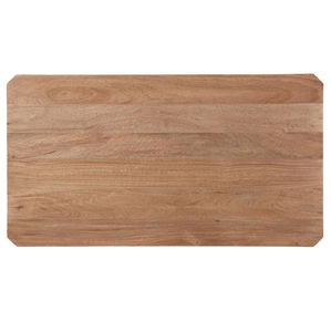 Table basse rectangulaire en bois de manguier massif pour la décoration de la maison, le salon, le bureau à domicile, avec finition naturelle, pliable et durable - Product Image 5