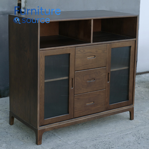 Usine du Vietnam Buffet de luxe en bois massif personnalisé Design moderne Meuble de salon Rangement pour meubles de maison Toute utilisation - Product Image 2