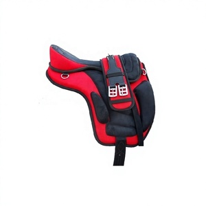 <b>Treeless</b> <b>Saddle</b> in Synthetic and Leather. - Product Image 1
