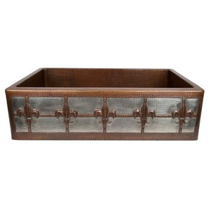 Fregadero de Cocina de Cobre Tradicional, Diseño Artesanal, Apto para Uso Residencial, Hostelería y Aplicaciones Culinarias - Product Image 3