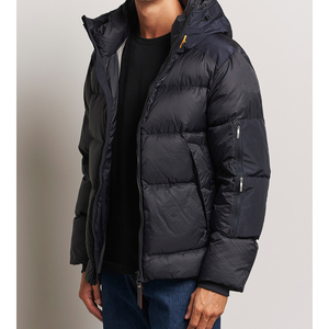 AL BARAKA WEAR Herren Übergroße Kapuzen-Pufferjacke Streetwear Wintermantel Schnelltrocknend Winddicht Individuelles Logo OEM ODM Großhandel - Product Image 1