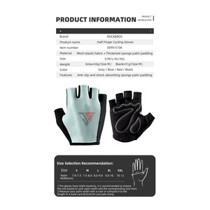 Outdoors Sports <b>Gloves</b> Summer <b>Thin</b> Breathable Anti-skid Reflective Logo Cycling <b>Gloves</b> - Product Image 1
