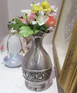 Decorative <b>Aluminum</b> <b>Table</b> Vase Vintage Style Eco-Friendly Metal Flower Pot for Garden Use Made in India Hot Sale - Product Image 5